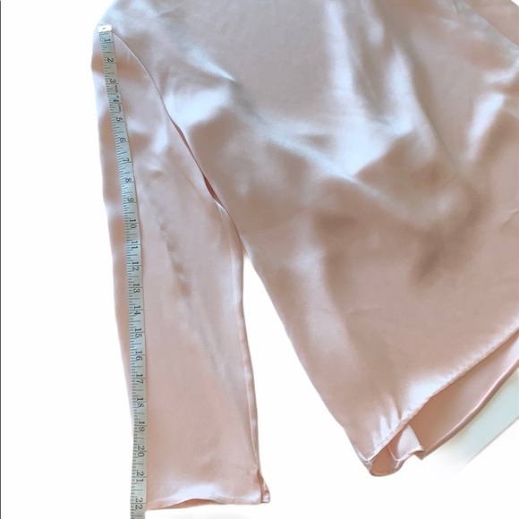 Jason Wu Blush crepe back satin long sleeve SZ M - Picture 9 of 11